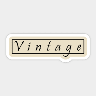 Vintage Sticker